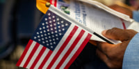 Immigrants Sworn In As U.S. Citizens In New York City