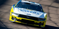 Nov 2, 2025; Avondale, Arizona, USA; NASCAR Cup Series driver Noah Gragson (4) during the NASCAR Championship race at Phoenix Raceway. Mandatory Credit: Mark J. Rebilas-Imagn Images