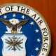 he logo of the Department of the U.S. Air Force.